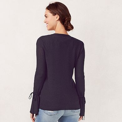 Women's LC Lauren Conrad Love, Lauren Ribbed Cardigan