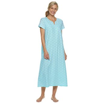 Women's Croft & Barrow® Smocked Long Nightgown