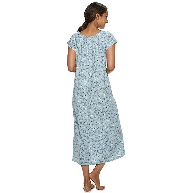 Women's Croft & Barrow® Printed Lace Nightgown
