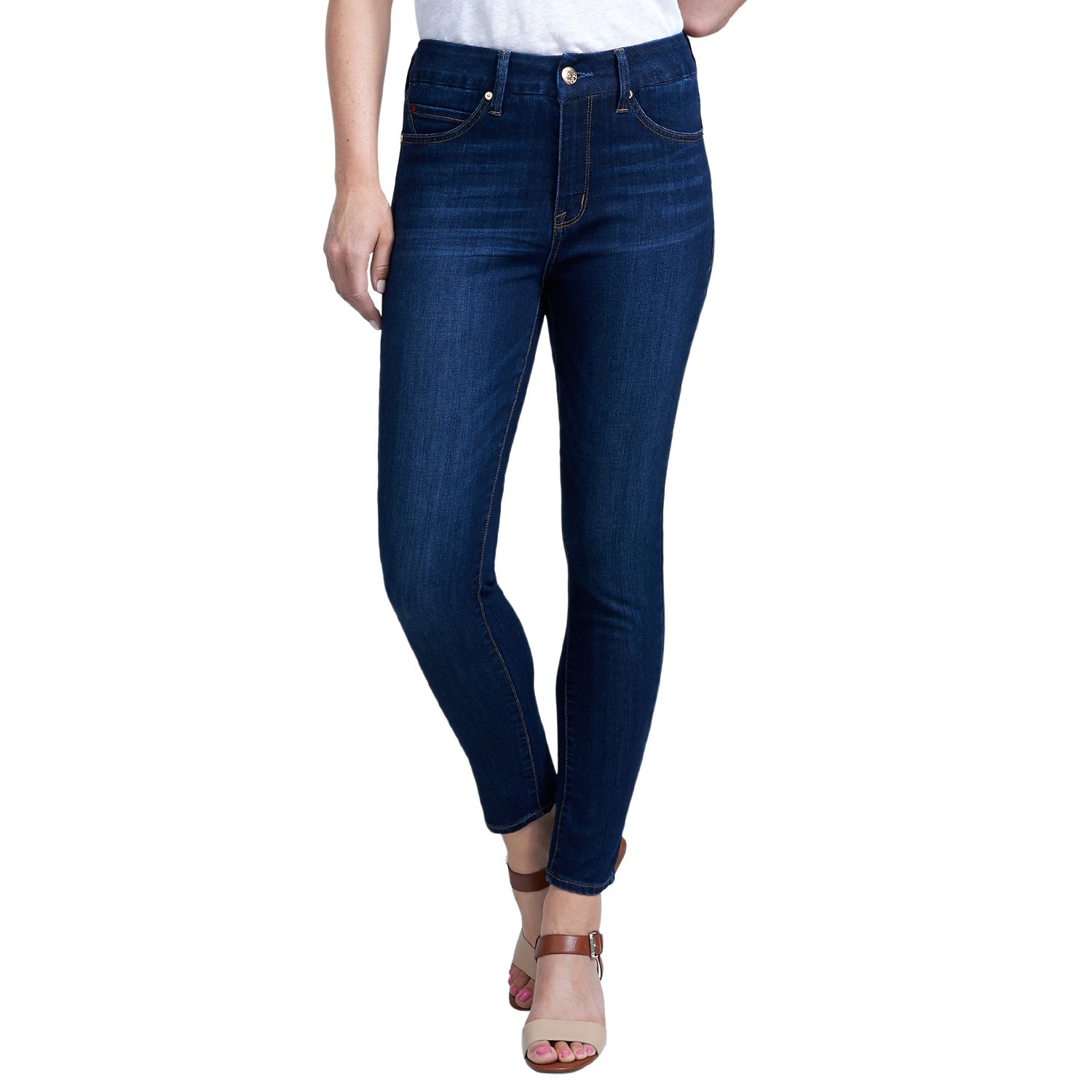 seven high rise skinny jeans