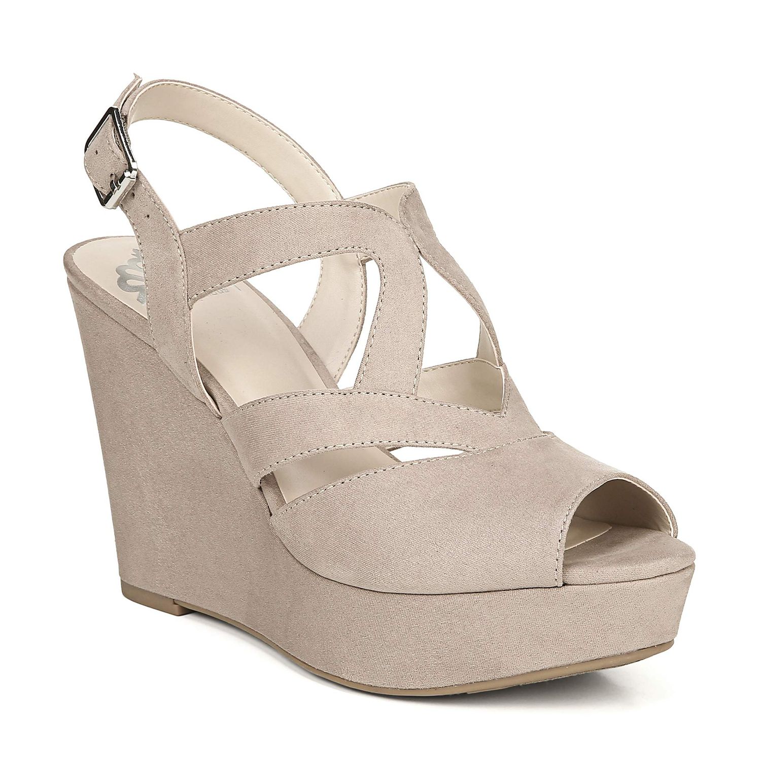 women's gray wedges
