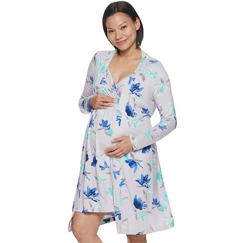 Maternity a:glow Cami Pajamas & Robe Set