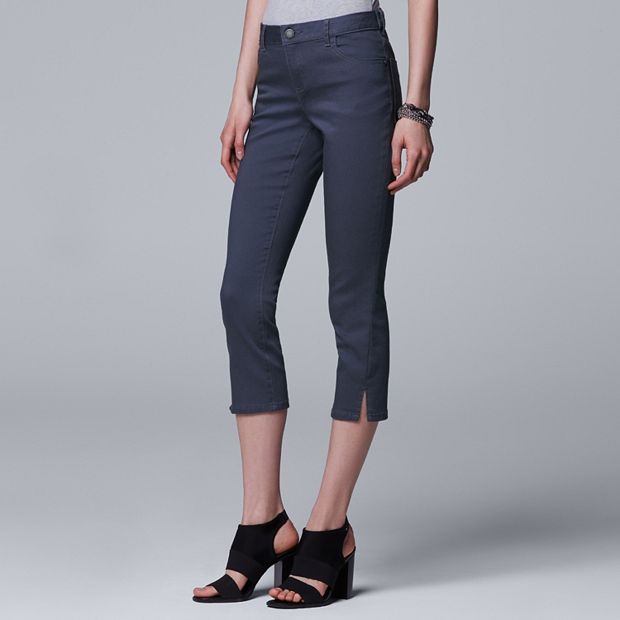 Kohls vera sales wang capri jeans