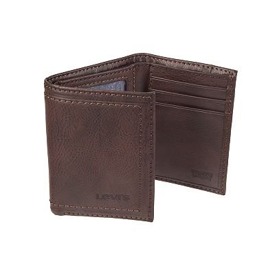 Men's Levi's® RFID-Blocking Trifold Wallet With Zipper Pocket