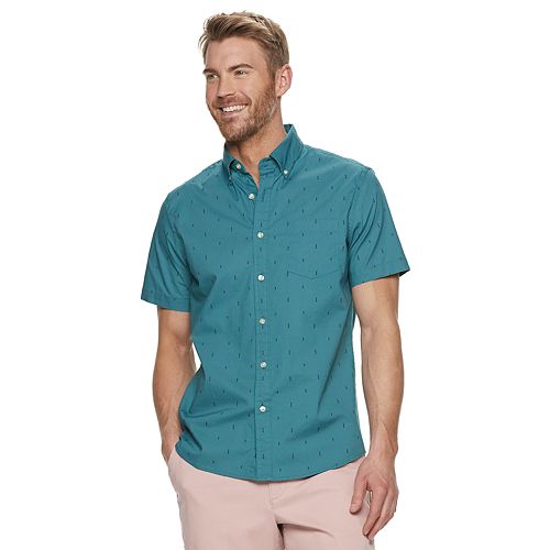 Men's SONOMA Goods for Life® Flexwear Poplin Button-Down Shirt
