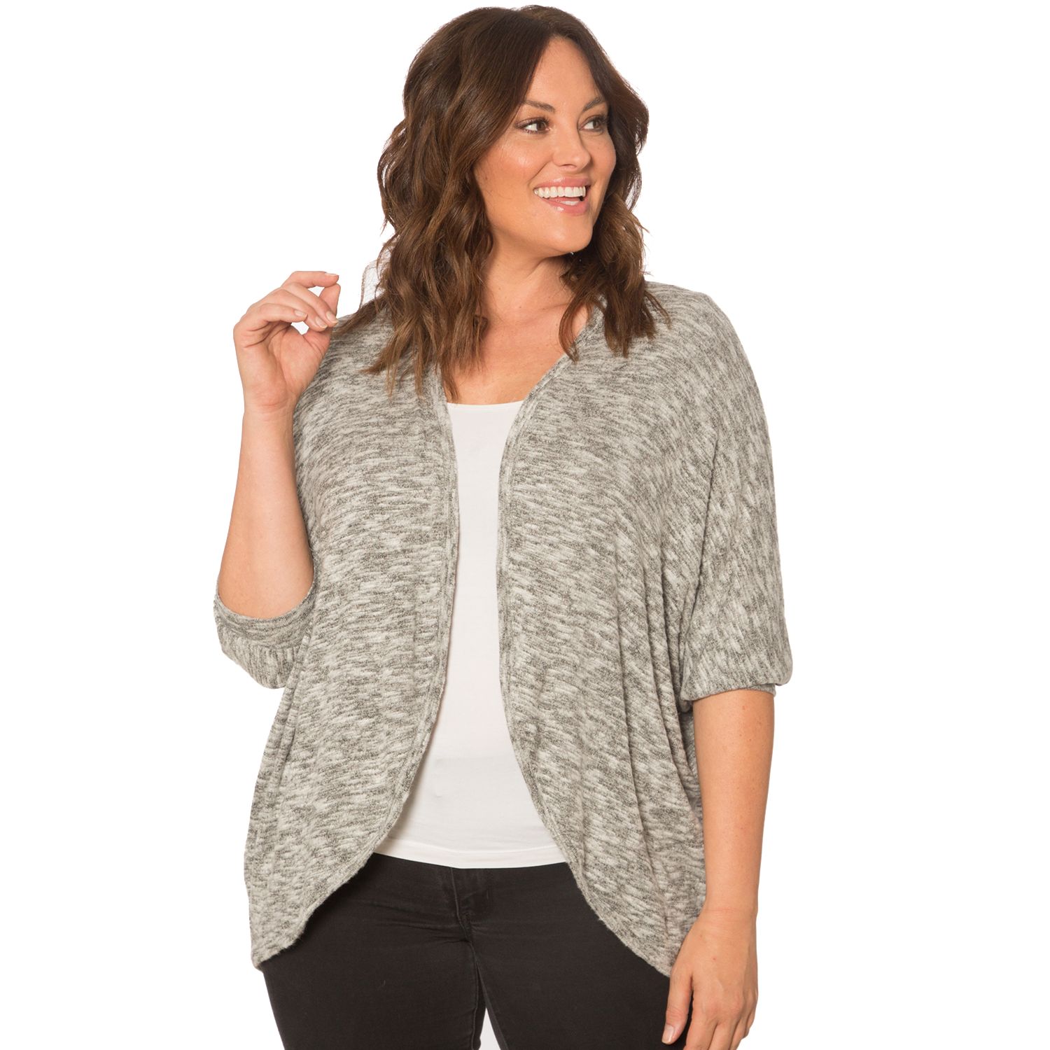 lightweight white cardigan plus size