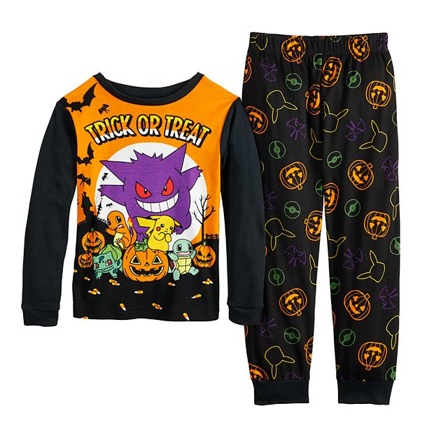 Boys 6-12 Pokemon Halloween 2-Piece Pajama Set