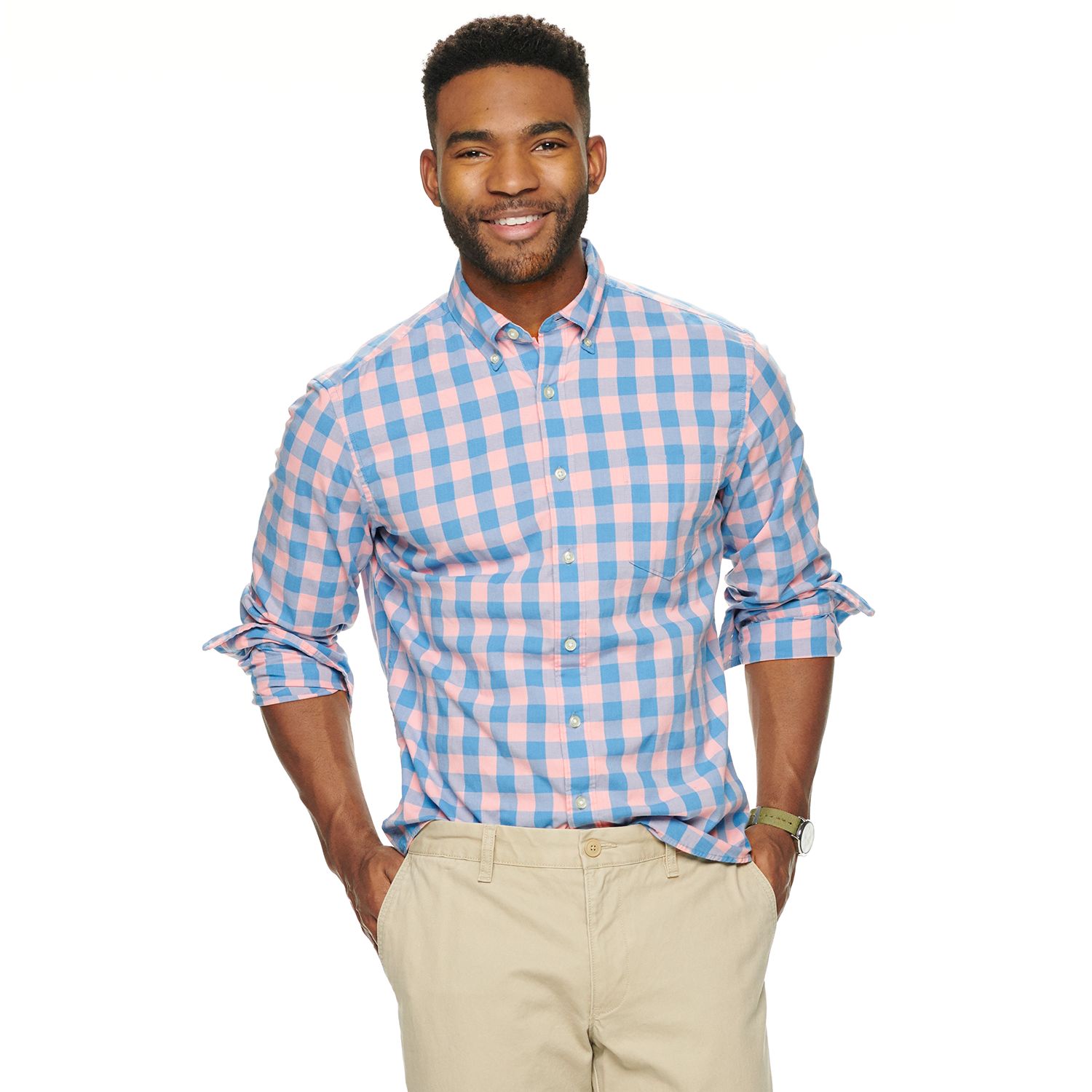 kohl's sonoma mens button down shirts
