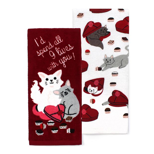 Catnap Cat Kitchen Towel