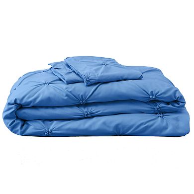 Great Bay Home Analia Pintuck Duvet Cover Set