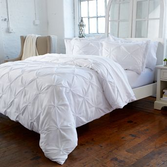 Great Bay Home Analia Pintuck Duvet Cover Set