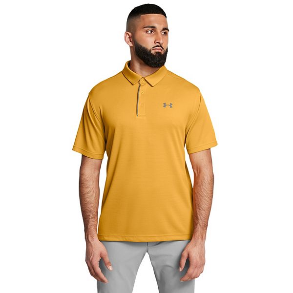 Men's Under Armour Tech Polo - Golden Yellow (XXL)