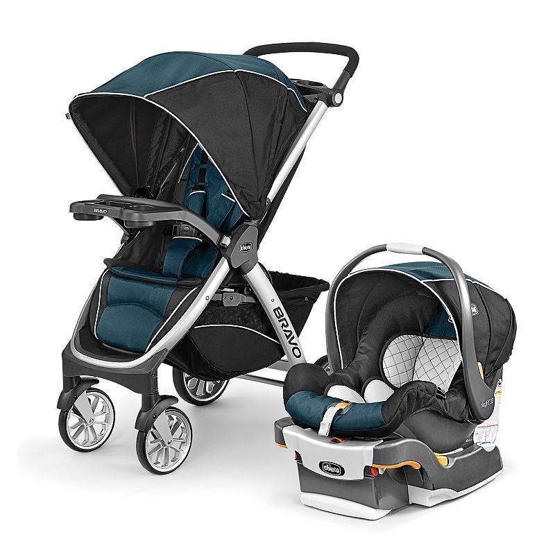 UPC 049796609240 product image for Chicco Bravo Trio Travel System, Blue (Navy) | upcitemdb.com