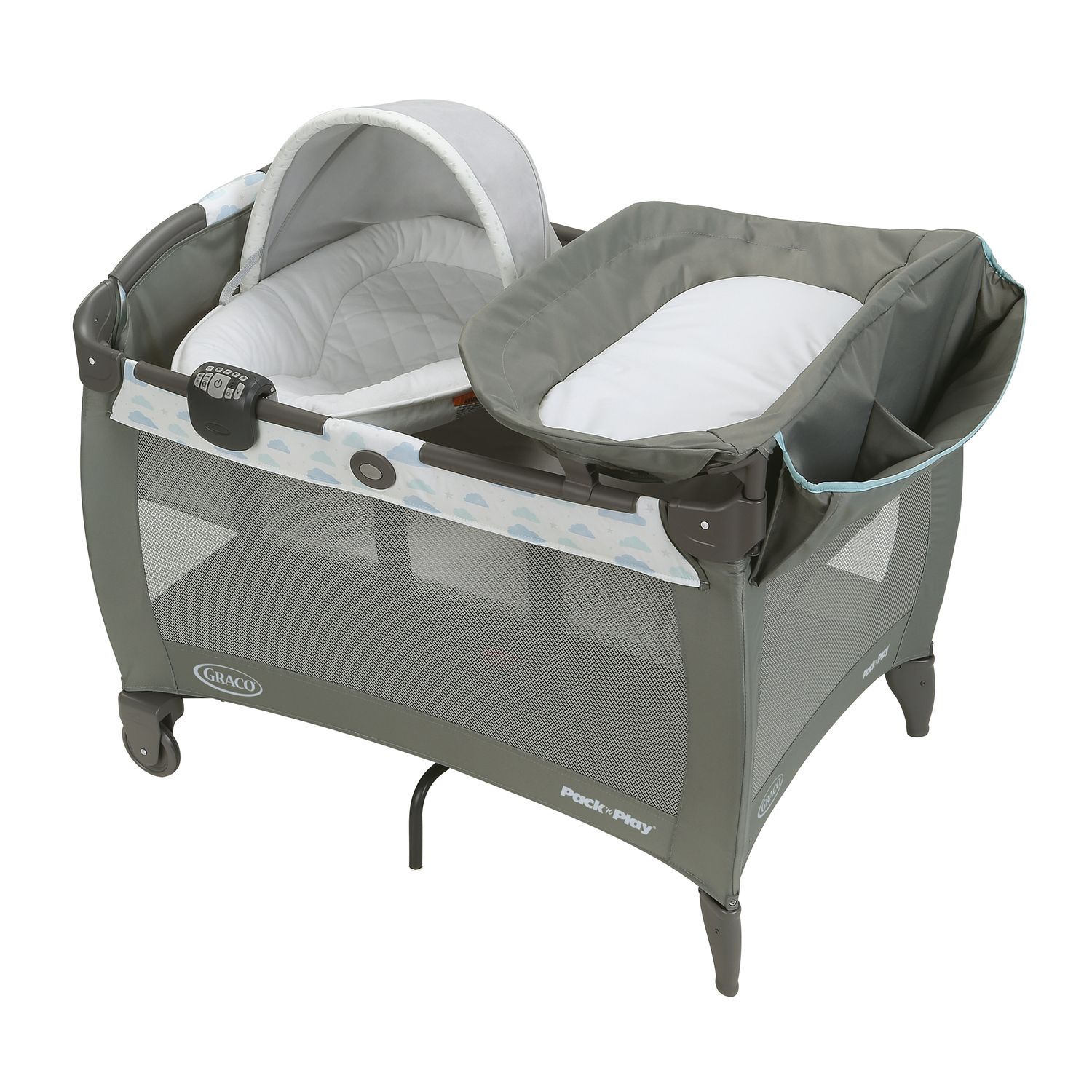 pack and play newborn napper