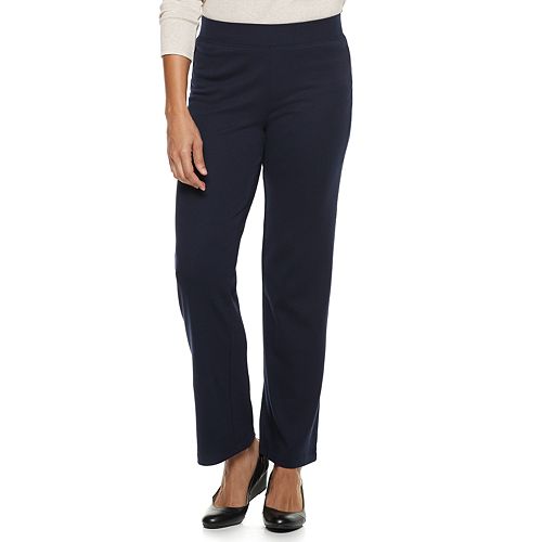 women's fleece straight leg pants
