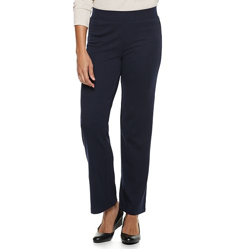 Women's Croft & Barrow®Pull-On Fleece Straight-Leg Pants