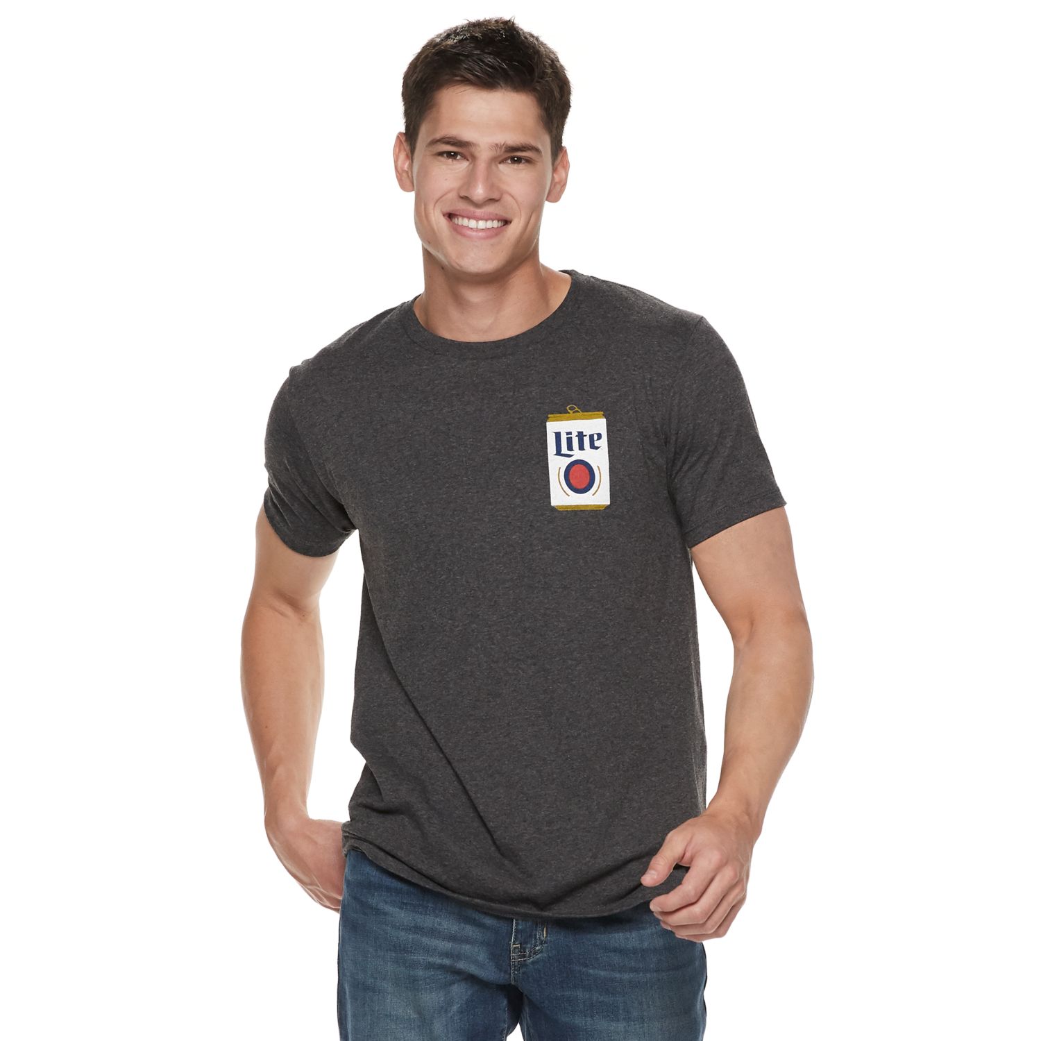 miller lite baseball tee