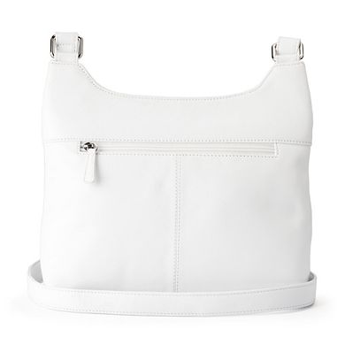 ili Leather Crossbody Organizer Hobo Bag