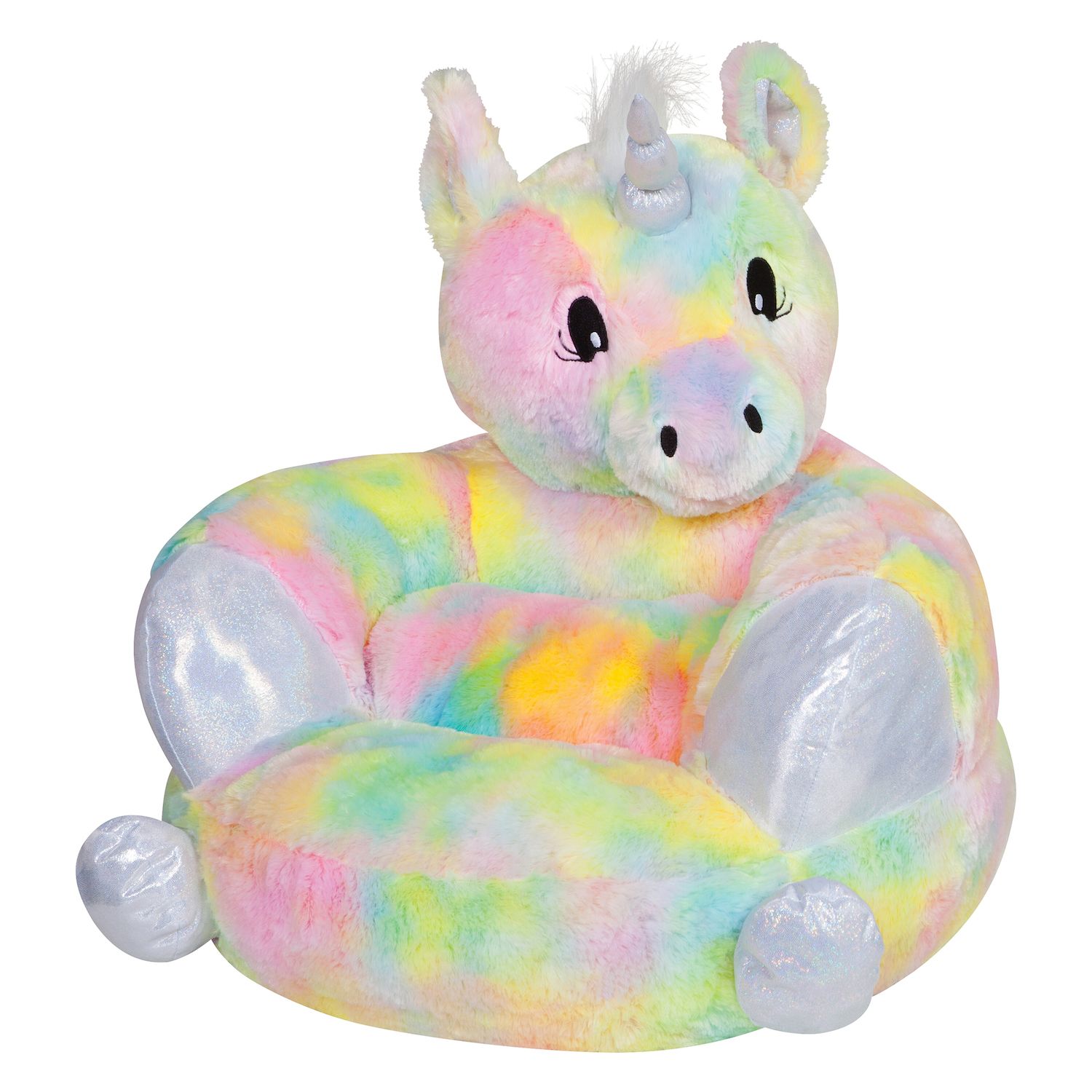 animal plush chair unicorn