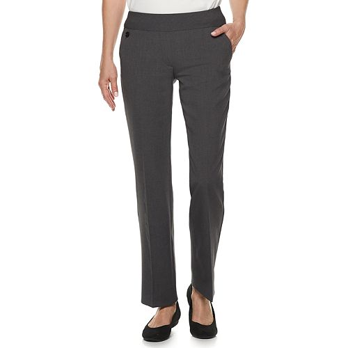 Women's Croft & Barrow® Pull-On Straight-Leg Dress Pants