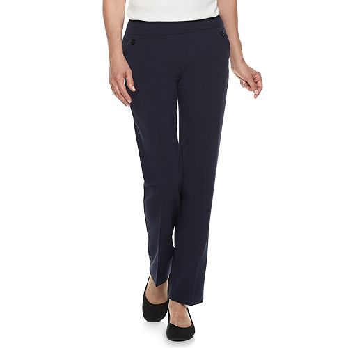 Women's Croft & Barrow® Pull-On Straight-Leg Dress Pants