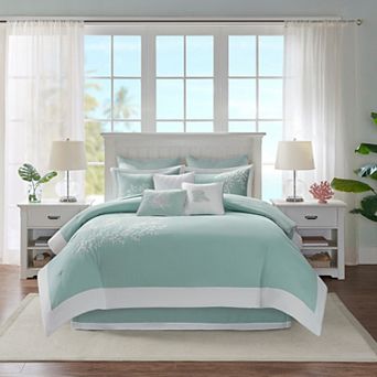 Harbor House Coastline Oversized Cotton Jacquard Comforter Set with Bedskirt