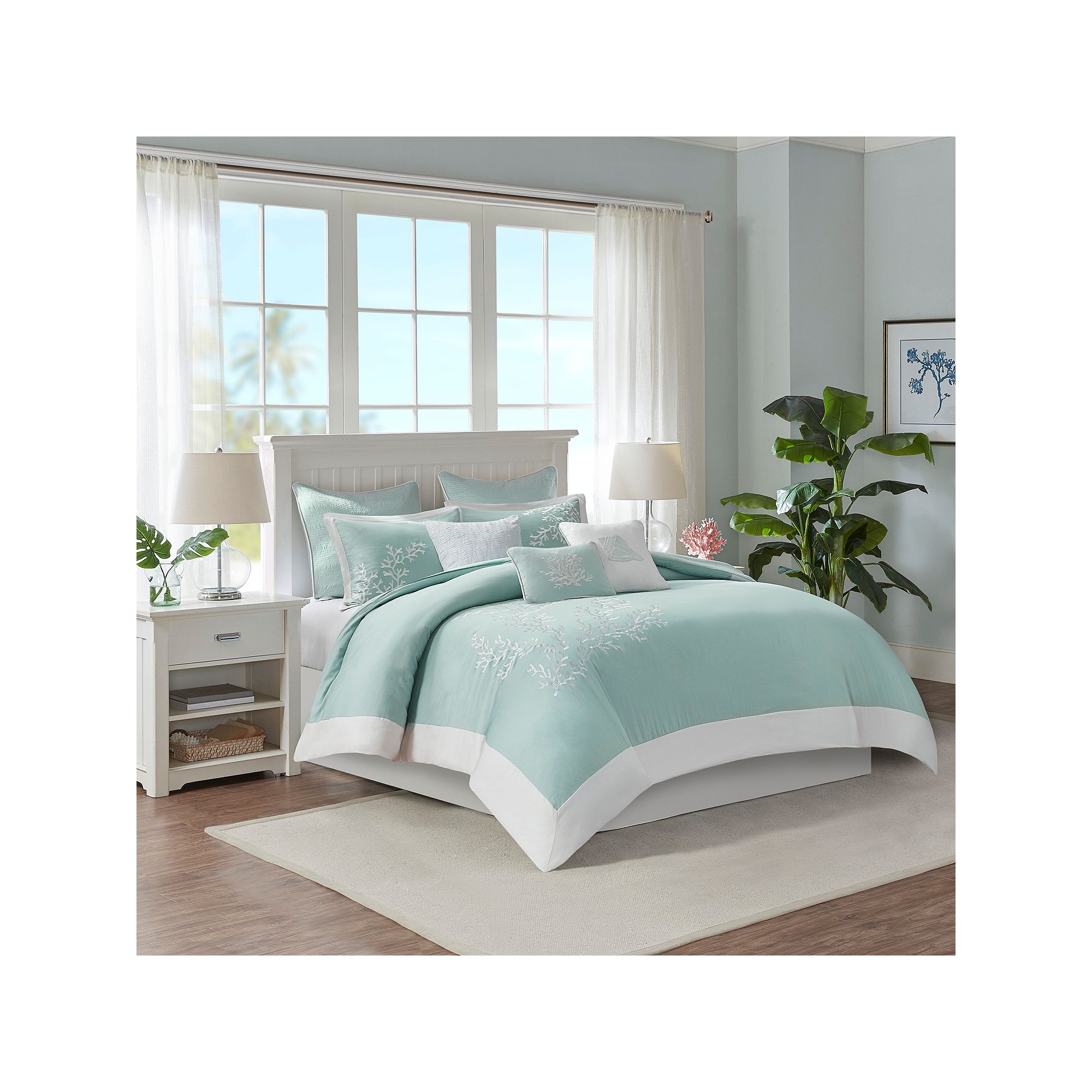 Harbor House Coastline 3-piece Duvet Cover Set with Shams, Blue
