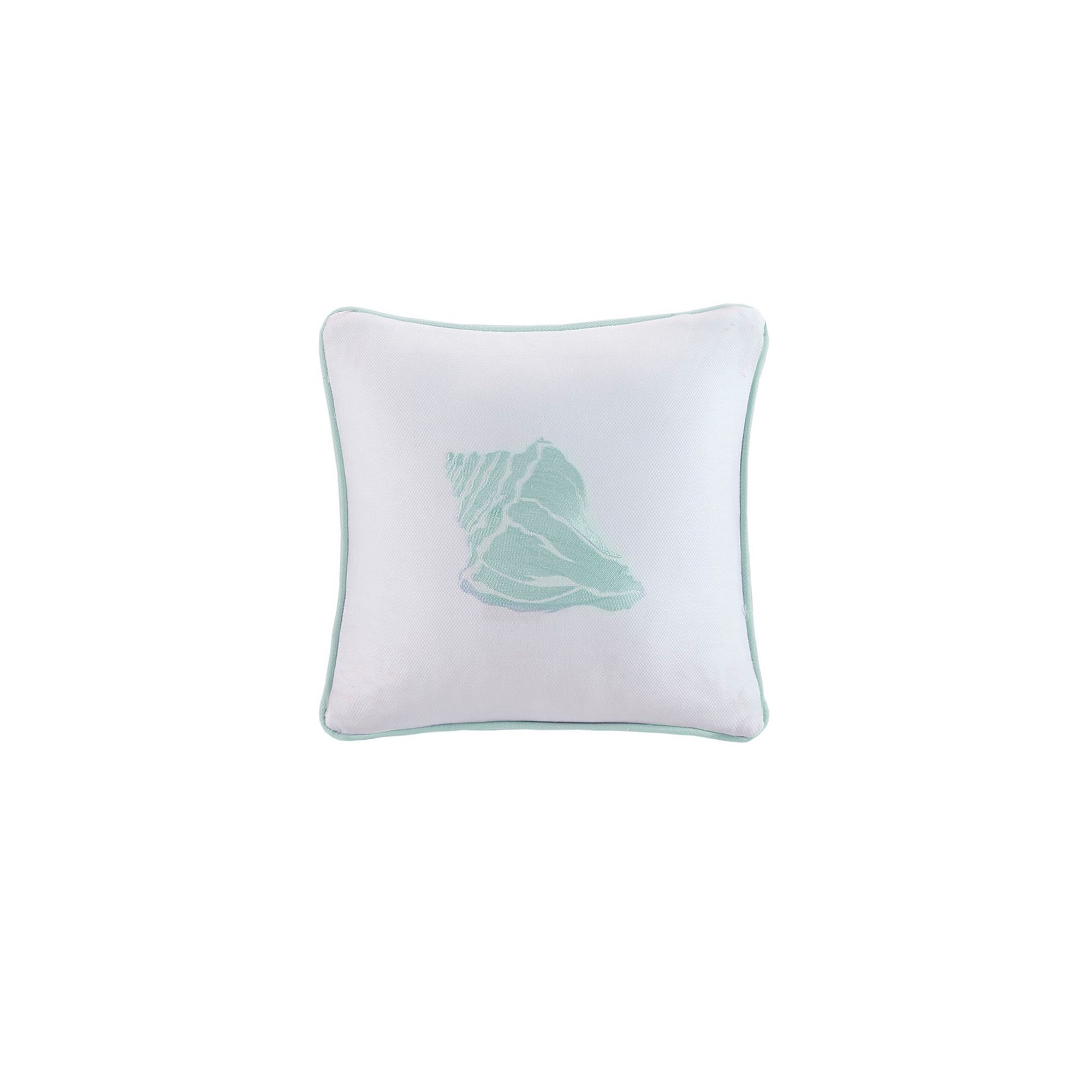 Harbor House Coastline Seashell Square Throw Pillow, Ivory