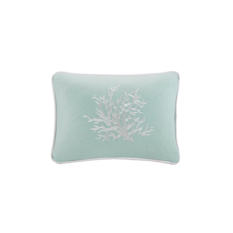 Harbor House Coastline Coral Oblong Throw Pillow, Blue, Fits All