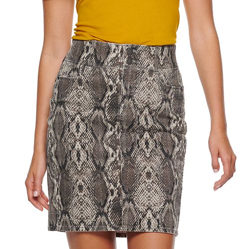 Women's Apt. 9® Tummy Control Denim Skirt