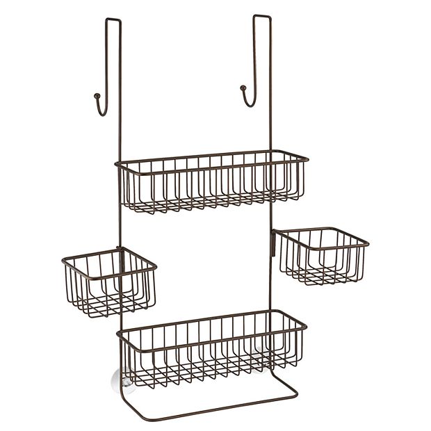 iDesign Metalo Over Door Shower Organizer 