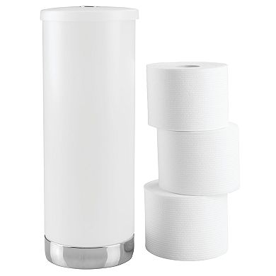Interdesign Aria Free Standing Bathroom Toilet Tissue Reserve Canister