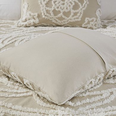 Madison Park Virginia 3-piece Cotton Chenille Medallion Comforter Set