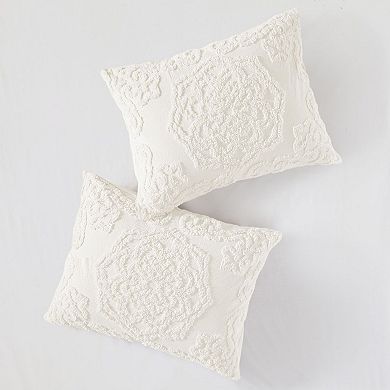 Madison Park Virginia 3-piece Cotton Chenille Medallion Comforter Set