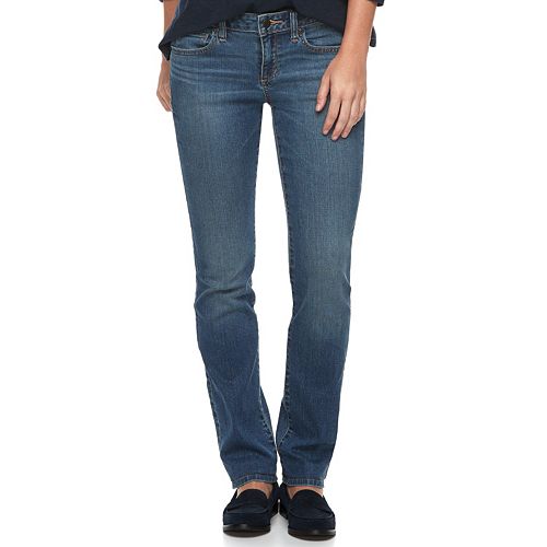 Petite SONOMA Goods for Life™ Slim Fit StraightLeg Jeans