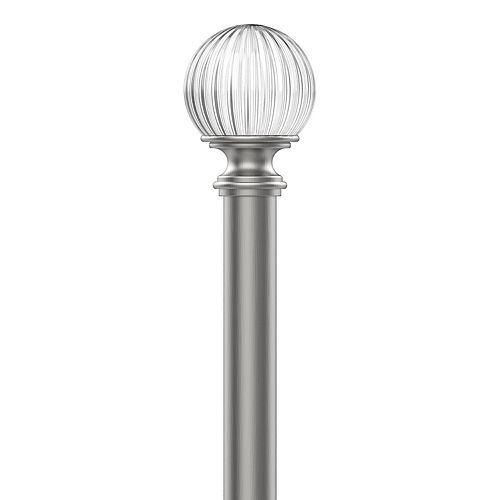 Umbra Ribbed Acrylic Adjustable Curtain Rod