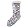 Women's MUK LUKS Patterned Cabin Slipper Socks