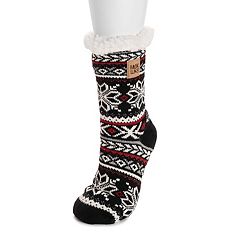 MUK LUKS® Women's 3-Pair Pack Fluffy Slouch Socks