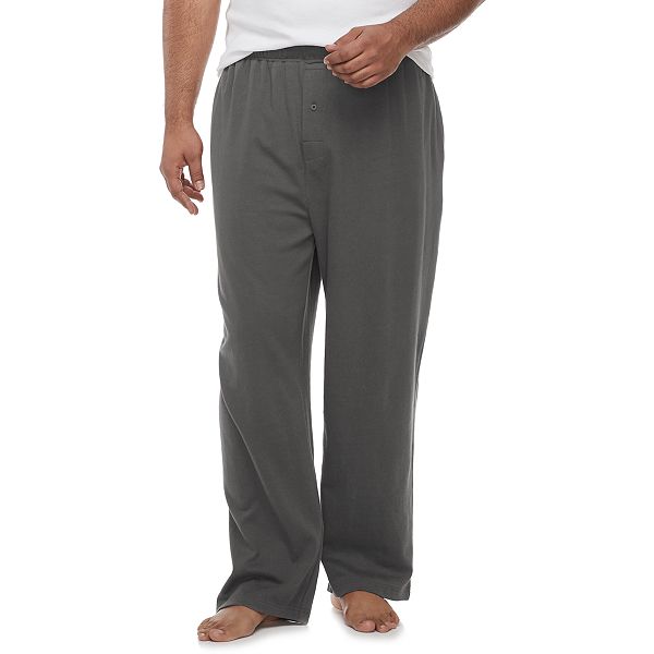 Big Tall Hanes Ultimate Soft Waffle Knit Pajama Pants