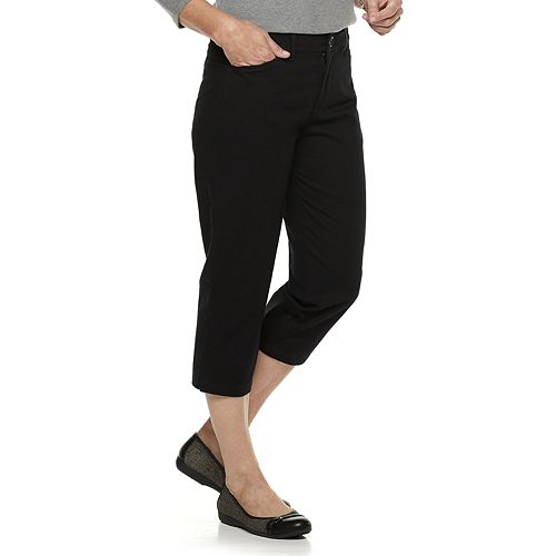 Women's Croft & Barrow® Classic Stretch Twill Capris