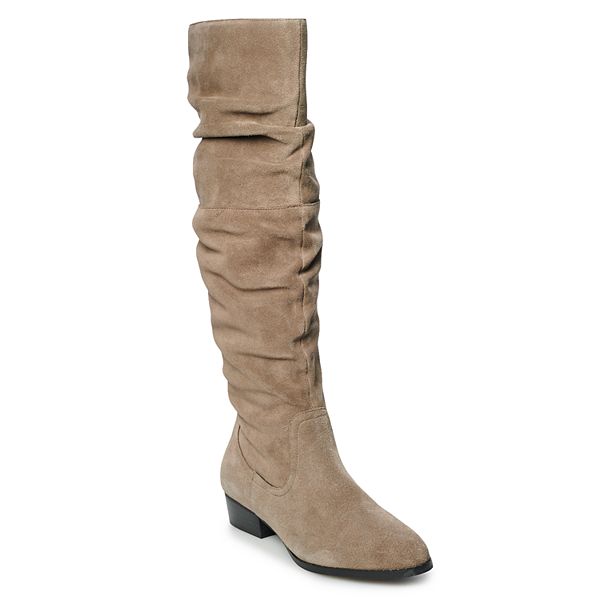 Apt. 9 Secured Women s Suede Knee High Slouch Boots