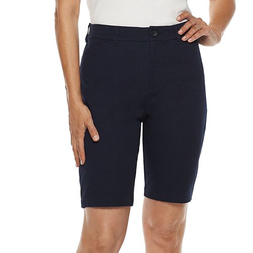 Women's Croft & Barrow® Classic Stretch Bermuda Shorts