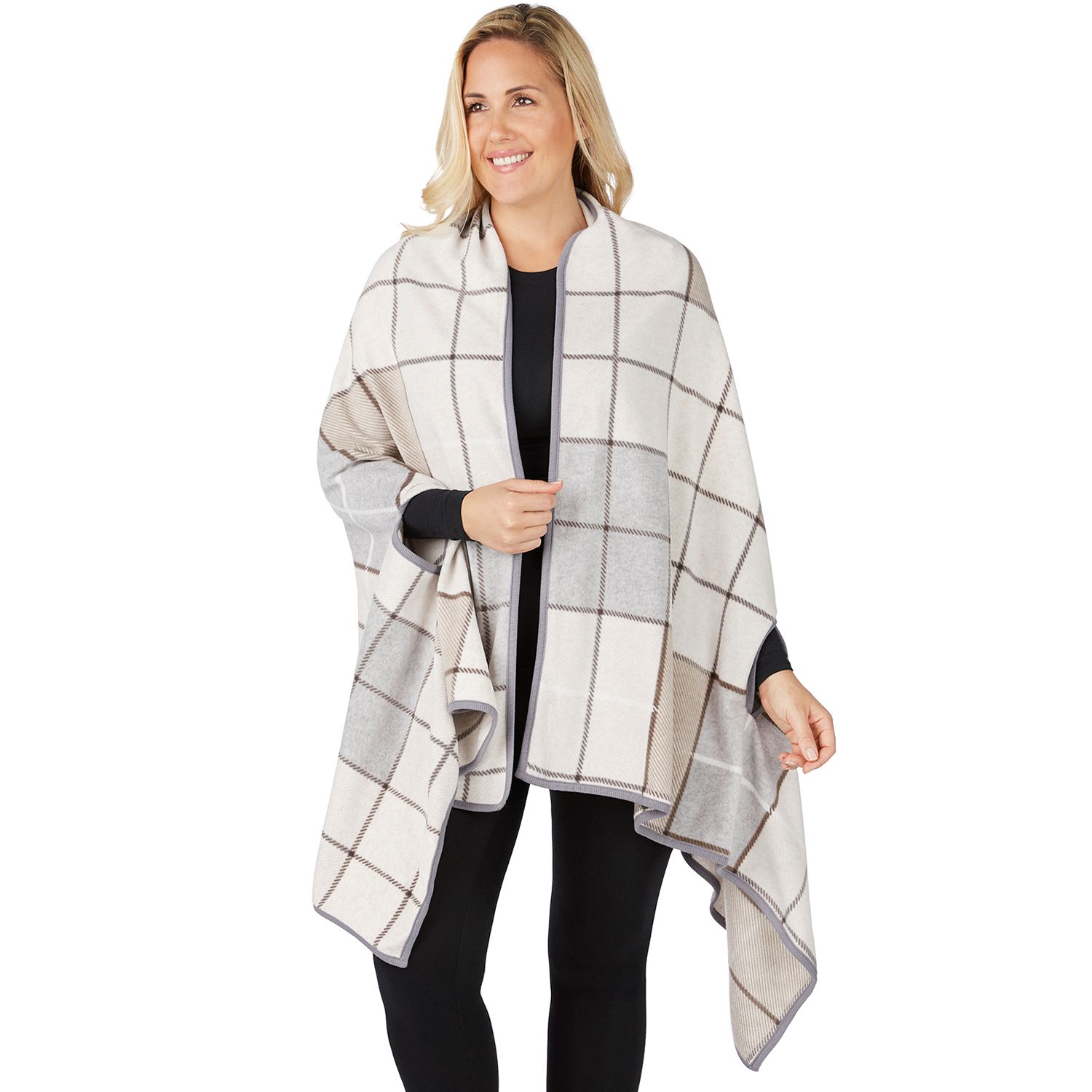 plus size cuddl duds blanket wrap