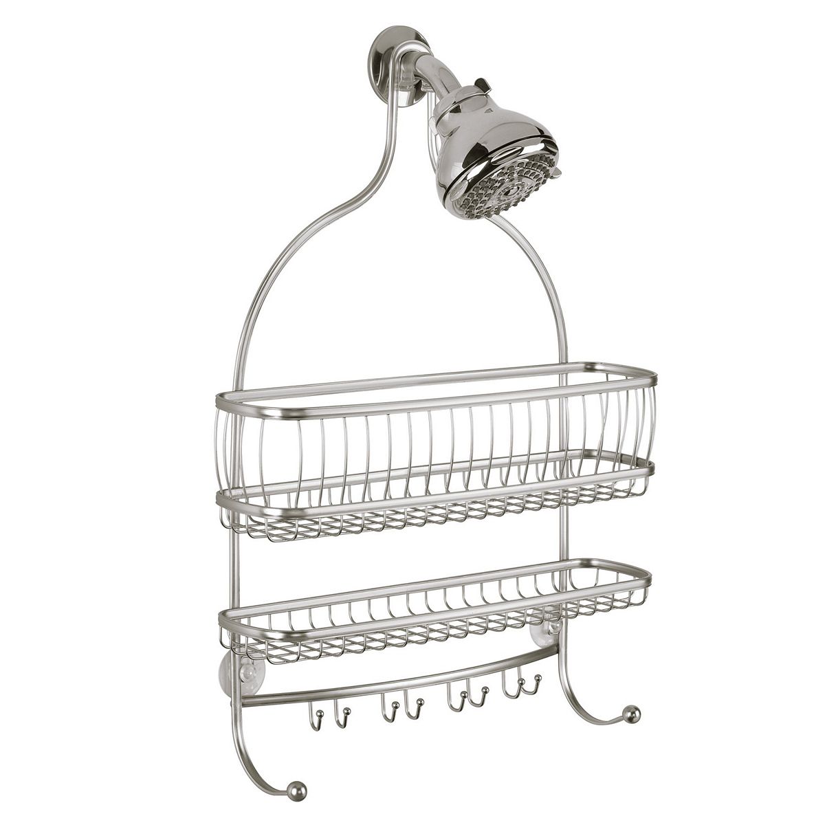 KROKFJORDEN Shower caddy, two tiers, zinc plated, 9 ½x20 ¾ - IKEA