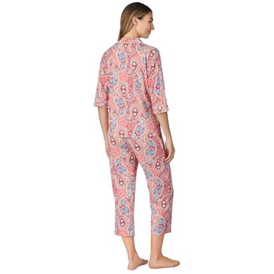 Women's Cuddl Duds 3-piece Printed Pajama Set