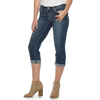 Women's Apt. 9® Embellished Cuffed Capri Jeans