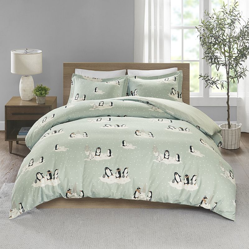 True North by Sleep Philosophy Cozy Flannel 3-piece Duvet Cover Set, Multic