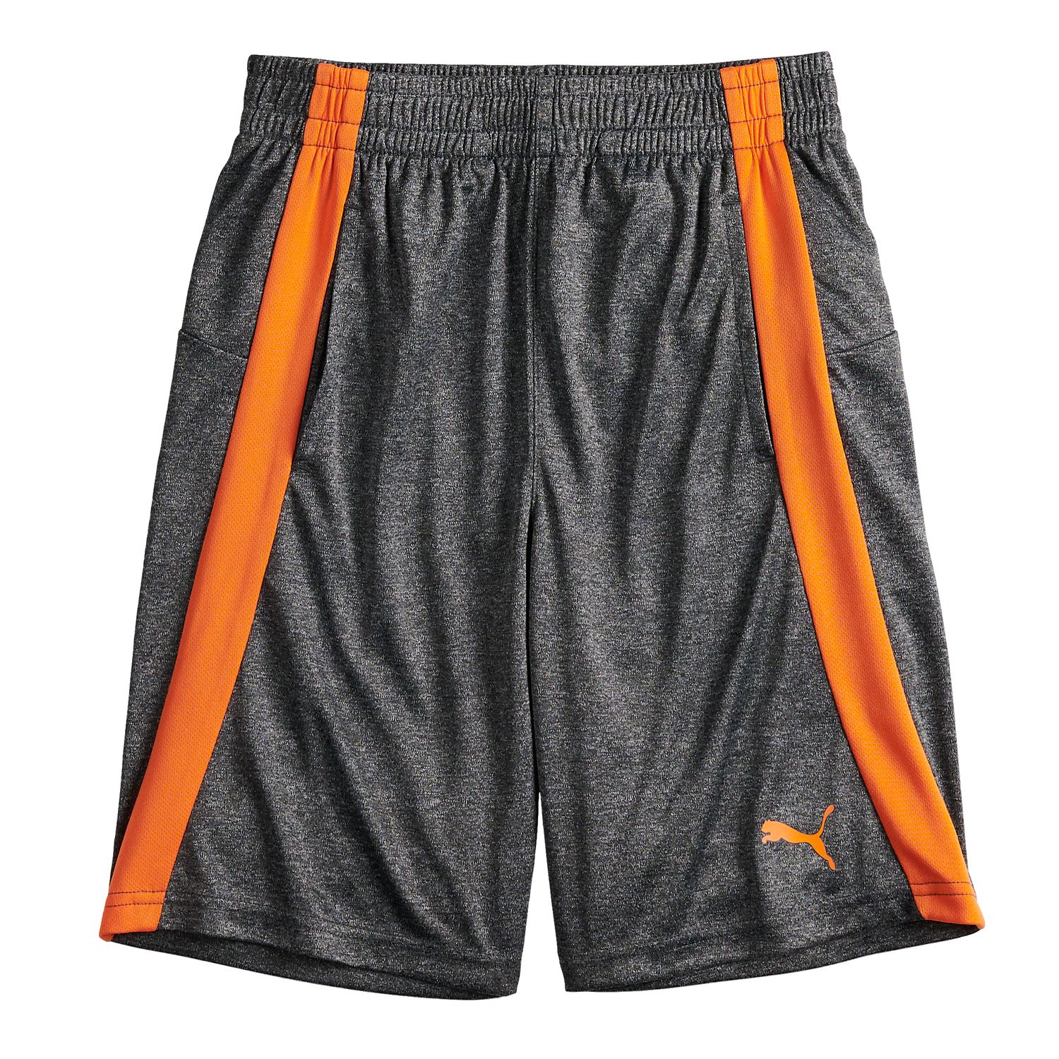 orange puma shorts