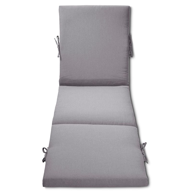 UPC 887995138471 product image for Outdoor Solid Chaise Lounge Chair Seat Cushion, Grey, CHAISECUSH | upcitemdb.com