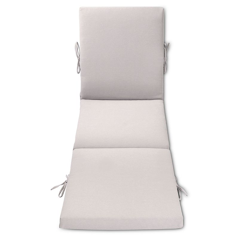 UPC 887995138495 product image for Outdoor Solid Chaise Lounge Chair Seat Cushion, White, CHAISECUSH | upcitemdb.com